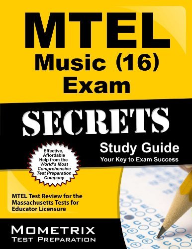 Cover for Mtel Exam Secrets Test Prep Team · Mtel Music (16) Exam Secrets Study Guide: Mtel Test Review for the Massachusetts Tests for Educator Licensure (Pocketbok) (2023)