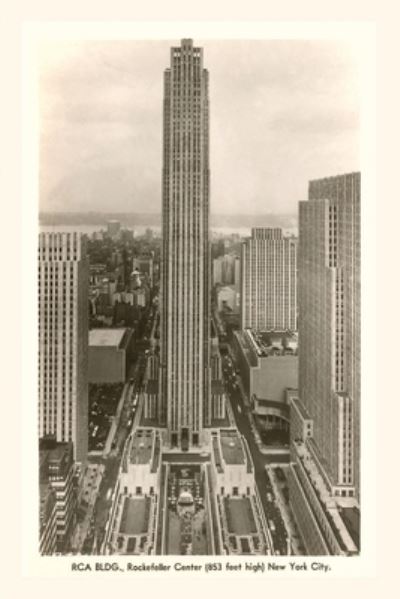 Cover for Found Image Press · Vintage Journal RCA Building, Rockefeller Center, New York City (Book) (2022)