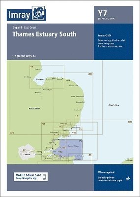 Cover for Imray · Imray Chart Y7: Thames Estuary South - Y Charts (Map) [New edition] (2024)