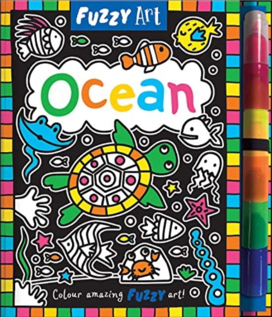 Cover for Melanie Hibbert · Fuzzy Art Ocean - Fuzzy Art (Inbunden Bok) (2023)