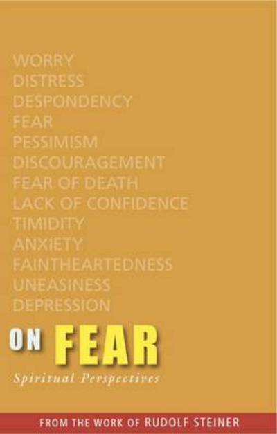 Cover for Rudolf Steiner · On Fear: Spiritual Perspectives (Paperback Book) (2011)