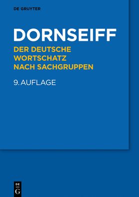 Cover for Dornseiff · Der deutsche Wortschatz nach (Book) (2020)