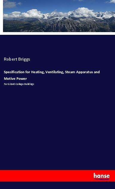 Cover for Briggs · Specification for Heating, Venti (Book)