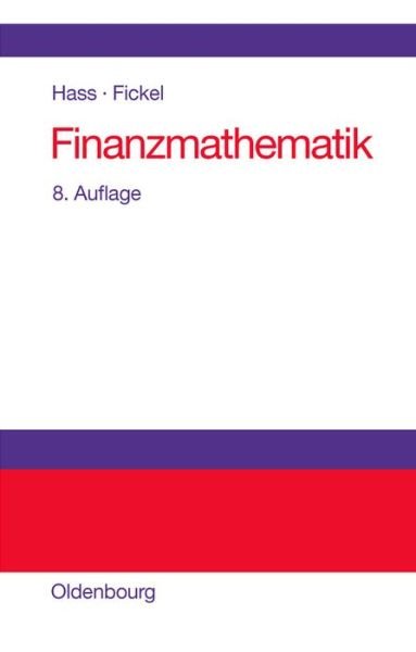 Cover for Hass · Finanzmathematik (Bok) (2012)