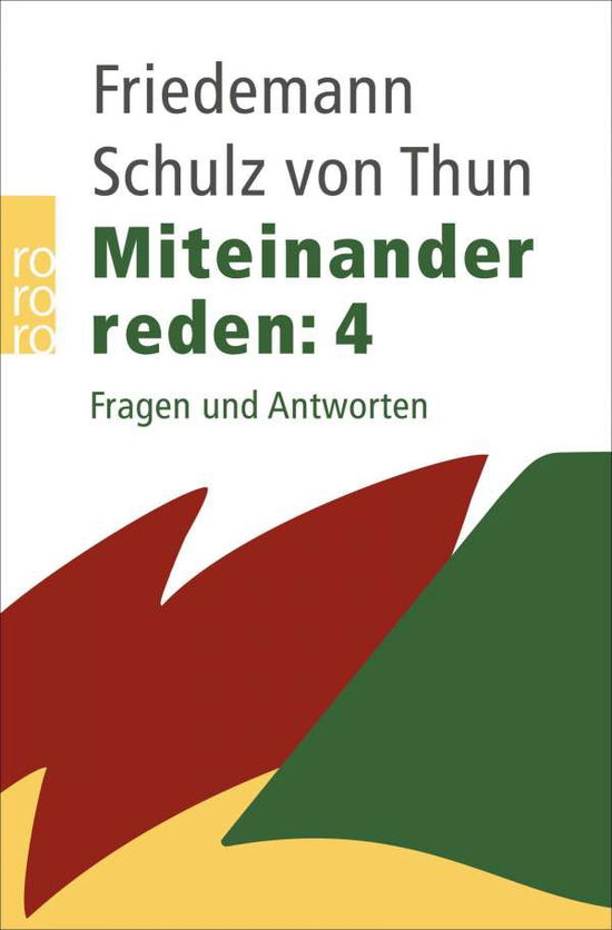 Cover for Friedemann Schulz Von Thun · Roro Tb.61963 Schulz.miteinander Reden (Book)