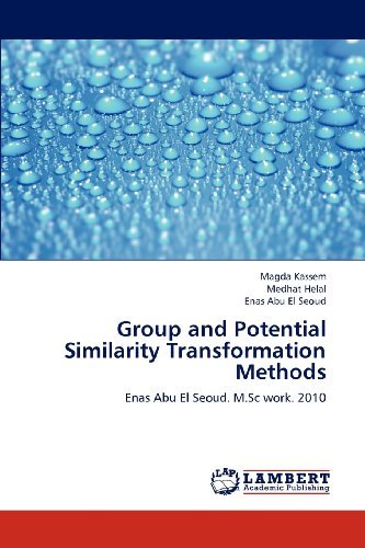 Cover for Enas Abu El Seoud · Group and Potential Similarity Transformation Methods: Enas Abu El Seoud. M.sc Work. 2010 (Paperback Bog) (2012)
