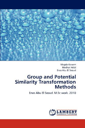 Cover for Enas Abu El Seoud · Group and Potential Similarity Transformation Methods: Enas Abu El Seoud. M.sc Work. 2010 (Paperback Book) (2012)