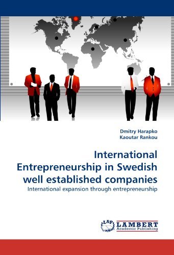 Cover for Kaoutar Rankou · International Entrepreneurship in Swedish Well Established Companies: International Expansion Through Entrepreneurship (Pocketbok) (2010)