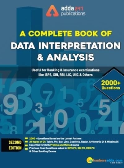 Adda247 · A Complete Book of Data Interpratation & Analysis (Paperback Book) (2019)