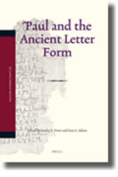 Cover for Forthcoming · Paul and the Ancient Letter Form (Pauline Studies) (Hardcover Book) (2010)