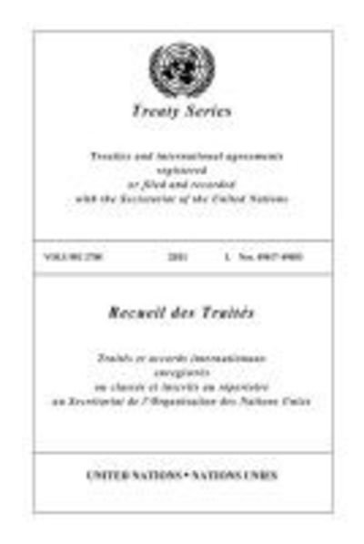 Treaty Series 2788 - United Nations - Bøger - United Nations - 9789219008632 - 30. december 2016