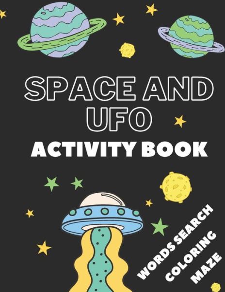 Cover for Creative Coloring · Space And Ufo Activity Book (Paperback Book) (2020)