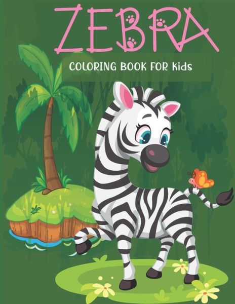 Cover for Book House · Zebra coloring book for kids (Paperback Book) (2021)