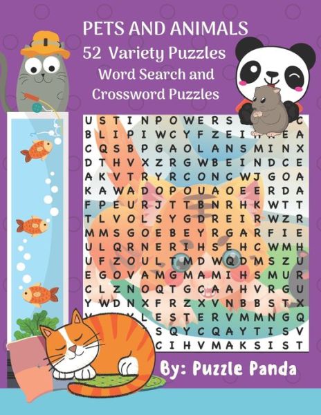 Cover for Kasey Conner · Pets and Animals 52 Variety Puzzles (Paperback Book) (2020)