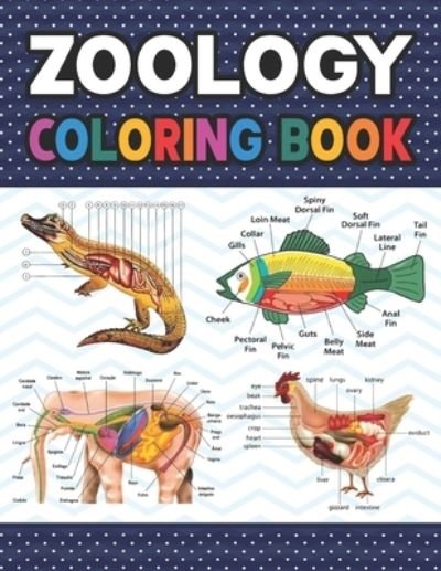 Cover for Darjeylone Publication · Zoology Coloring Book: Medical Anatomy Coloring Book for kids Boys and Girls. Zoology Coloring Book for kids. Stress Relieving, Relaxation &amp; Fun Coloring Book. Zoology Coloring Workbook for Kids &amp; Adults. (Paperback Book) (2021)