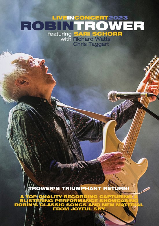 Cover for Robin Trower · Robin Trower in Concert with Sari Schorr (DVD) (2024)