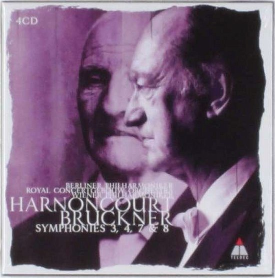 Cover for Harnoncourt Nikolaus · Bruckner: Symphonies Nos. 3, 4 (CD) [Box set] (2017)