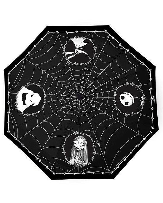 Nightmare Before Christmas Jack & Spider Webs Umbrella - Nightmare Before Christmas - Merchandise - NIGHTMARE BEFORE CHRISTMAS - 3665361048633 - April 26, 2021