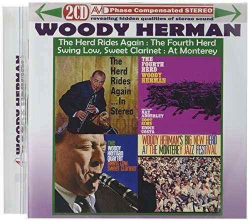 Cover for Woody Herman · Herd Rides Again in Stereo / Fourth Herd / Swing (CD) (2015)