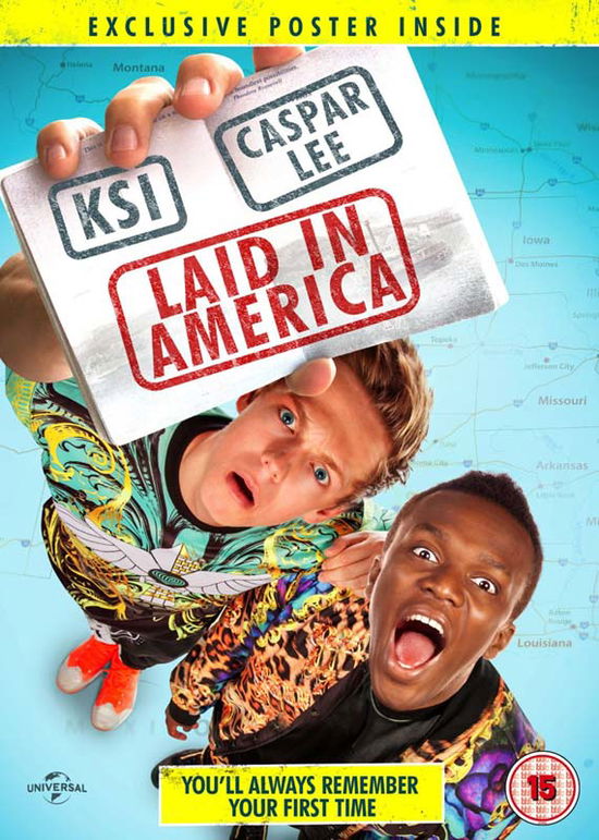 Cover for Laid in America · Laid In America (KSI and Casper Lee) (DVD) (2016)