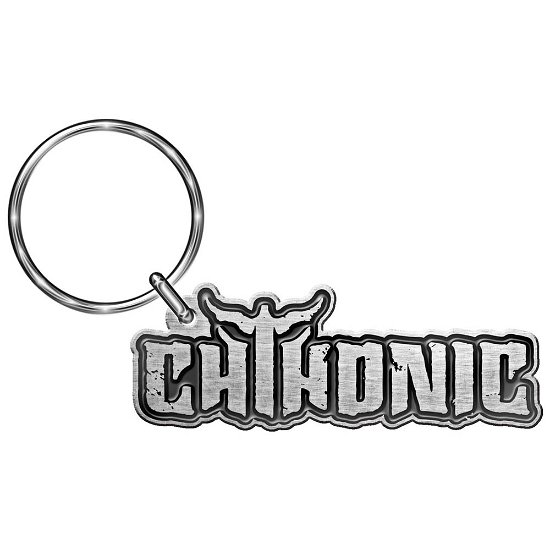 Chthonic · Chthonic Keychain: Logo (Die-Cast Relief) (MERCH) [Metallic edition] (2019)