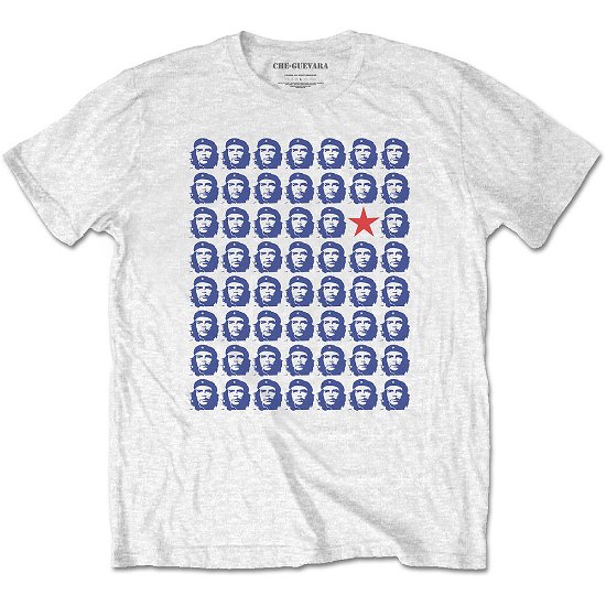 Che Guevara Unisex T-Shirt: Heads - Che Guevara - Koopwaar -  - 5056170695633 - 