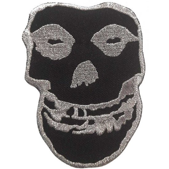 Misfits Standard Patch: Inverted Silver Skull - Misfits - Merchandise -  - 5056561000633 - 