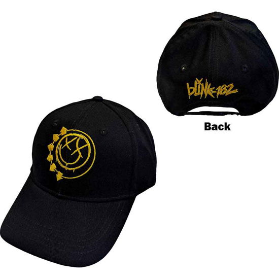 Cover for Blink-182 · Blink-182 Unisex Baseball Cap: Yellow Six Arrow Smile (Black) (CLOTHES) (2023)