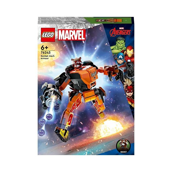 Cover for Lego · LEGO Marvel Avengers 76243 Rocket Mechapantser (Legetøj)