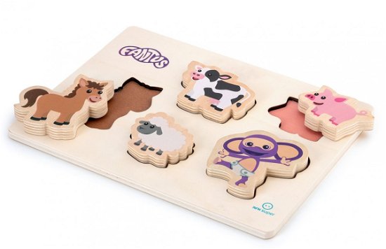 Cover for Fantus · Wooden Puzzle With Farm Animals (112063) (Toys)