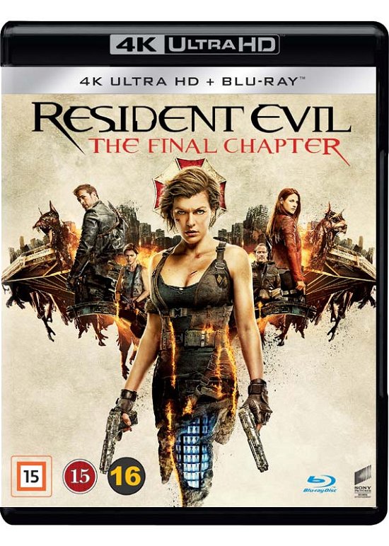 Resident Evil 6 - Final Chapter - 4k Ultra Hd - Resident Evil - Movies - Sony - 7330031001633 - June 22, 2017