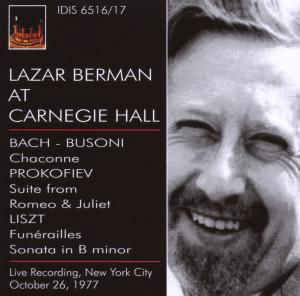 Lazar Berman - Bach,j.s. / Busoni - Music - IDIS - 8021945001633 - May 30, 2007