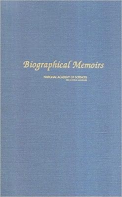 Biographical Memoirs: Volume 85 - National Academy of Sciences - Books - National Academies Press - 9780309103633 - January 16, 2005