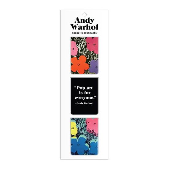 Andy Warhol Flowers Magnetic Bookmarks - Galison - Kirjat - Galison - 9780735379633 - torstai 3. elokuuta 2023