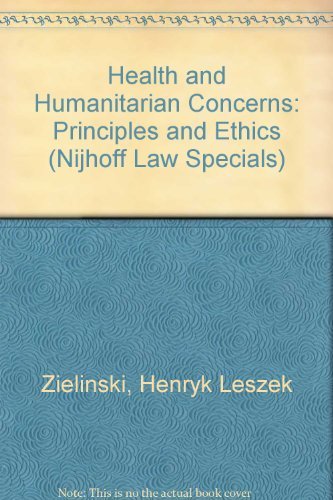 Cover for Zielinski · Health and Humanitarian Conce (Bog) (1994)