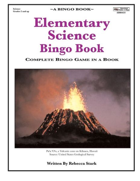 Cover for Rebecca Stark · Elementary Science Bingo Book : Complete Bingo Game In A Book (Paperback Book) (2016)