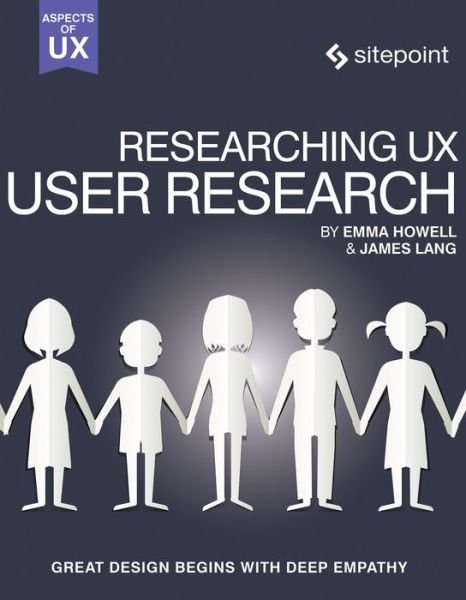 Cover for James Lang · Researching UX: User Research (Pocketbok) (2017)