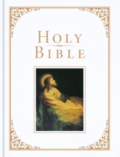 Cover for Holman Bible Publishers · KJV Family Bible, Deluxe White Bonded Leather-Over-Board (Leather Book) (2022)