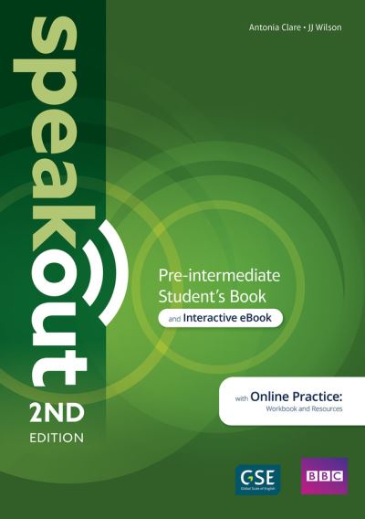 Cover for Speakout 2ed Pre-intermediate Student’s Book &amp; Interactive eBook with MyEnglishLab &amp; Digital Resources Access Code (Book) (2021)