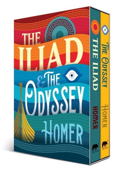 Cover for Homer · The Iliad and The Odyssey: 2-Book paperback boxed set - Arcturus Classic Collections (Bog) (2022)