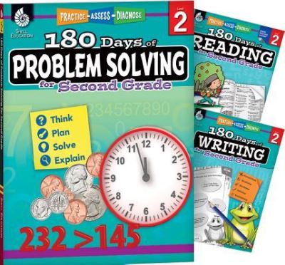 Cover for Shell Education · 180 Days 3 Book Bundle - Reading, Writing &amp; Problem Solving (Book) (2017)