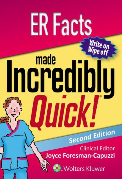 Cover for Lippincott  Williams &amp; Wilkins · ER Facts Made Incredibly Quick - Incredibly Easy! Series® (Paperback Bog) (2018)