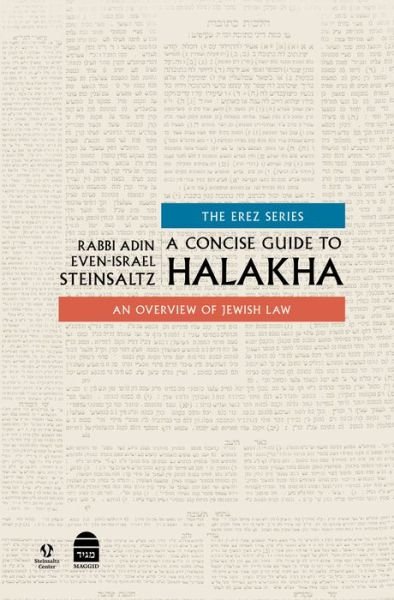 Cover for Adin Steinsaltz · A Concise Guide to Halakha (Gebundenes Buch) (2021)