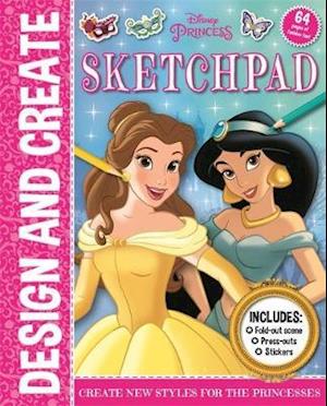 Cover for Igloo Books · Disney Princess Design and Create Sketchpad (Paperback Book) (2019)