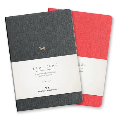 A Notebook For Bad Ideas - Red / plain - Hoxton Mini Press - Livros - Hoxton Mini Press - 9781910566633 - 5 de setembro de 2019