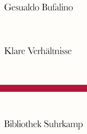 Cover for Gesualdo Bufalino · Klare Verhältnisse (Book) (2024)