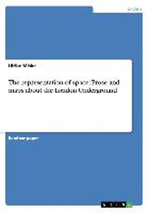 Cover for Miske · The representation of space: Pros (Book) (2008)
