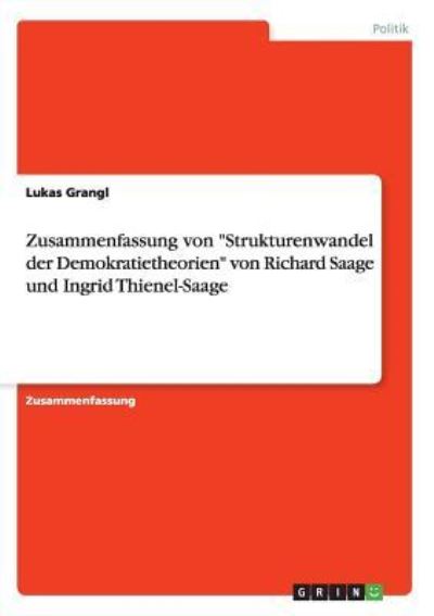 Cover for Grangl · Zusammenfassung von &quot;Strukturenw (Book) (2015)