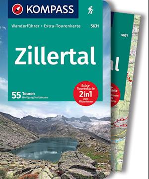 Cover for Wolfgang Heitzmann · KOMPASS Wanderführer Zillertal, 55 Touren (Bok) (2023)