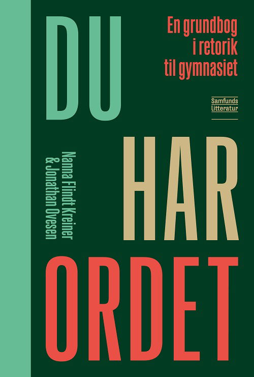 Nanna Flindt Kreiner og Jonathan Ovesen · Du har ordet (Sewn Spine Book) [1.º edición] (2024)